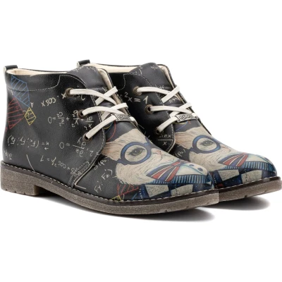 Afbeelding van GOBY Math Cath Enkel Laars laarzen Damesboots Dames Ankle boot Handmade Maat 38
