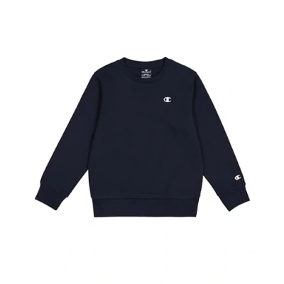 Afbeelding van Champion Basic Crewneck Unisex Sweater voor kinderen, Maat: 162/167, Dunkelblau