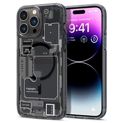 Afbeelding van Spigen Ultra Hybrid Mag Case Apple iPhone 14 Pro (Zero One) Magfit ACS05540
