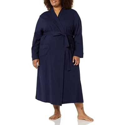 Afbeelding van Amazon Essentials Lichtgewicht gewaad over de volledige lengte voor dames (verkrijgbaar in grote maten), marineblauw, X Small