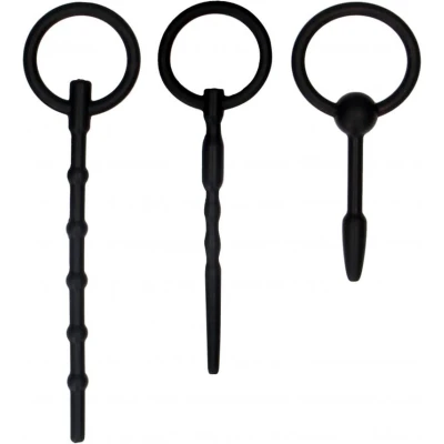 Afbeelding van Urethral Sounding Plug Set Zwart