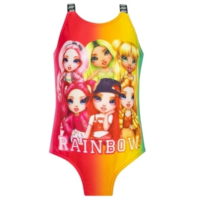 Afbeelding van Rainbow High Meisjes Zwempak Bella Eendelig Zwemkostuum Kinderzwemkleding Veelkleurig 116