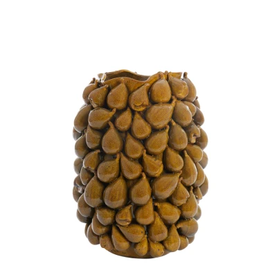 Afbeelding van Light &amp; Living Natalia vaas Keramiek 35x33x47 cm geel/bruin