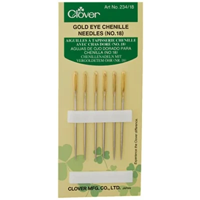 Afbeelding van Clover Naainaald, goudkleurig