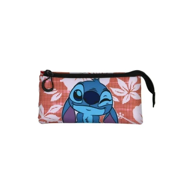 Afbeelding van Karactermania Disney Lilo en Stitch Maui FAN Triple Roletui Potloden etui Pennenetui 2.0 Roze