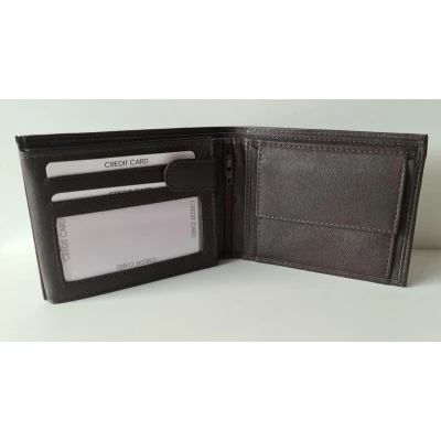 Afbeelding van Heren Billfold Portemonnee Laag Model Bruin