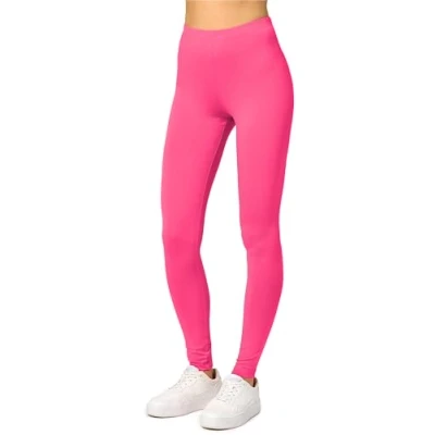 Afbeelding van Merry Style MS MS10 143 LE Dames Leggings Sport Vrijetijdsbroek Lang Viscose Sporbroek Yogabroek Roze S