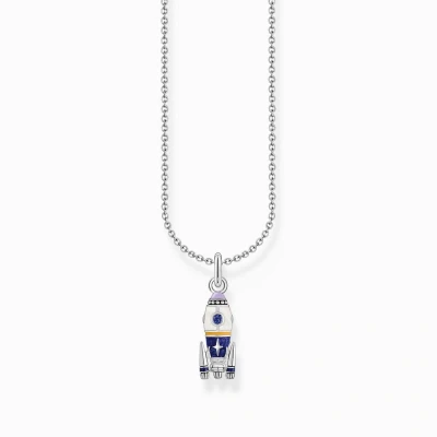 Afbeelding van Thomas Sabo KE2225 347 7 L45V Halsketting Dames 925er Zilver 38 45cm
