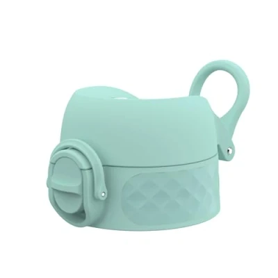 Afbeelding van ION8 Lekvrije Vervangende OneTouch 2.0 Waterfles Deksel, Eenvoudige Bediening met Één Druk, Geschikt voor 350ml, 500ml, 600ml Flessen, Sonic Blauw, Klein, Ftalaatvrij BPA vrij Plastic