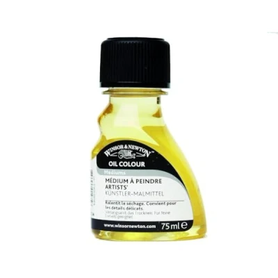 Afbeelding van Winsor &amp; Newton 2621734 Olieverf medium, sneldrogend impasto medium met een stevige consistentie en weinig penseelstreek gemaakt van lijnolie standolie terpentine vervanger, 75 ml fles