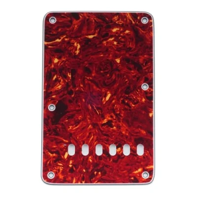 Afbeelding van Musiclily Vintage stijl Strat Tremolo Backplate voor Fender USA/Mexican Standard Stratocaster Moderne Stijl, 4 laags Tortoise