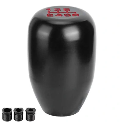 Afbeelding van EBTOOLS Universele schakelpook, metaal, 6 versnellingen, handmatige schakeling, versnellingspook, versnellingshendel, zwart