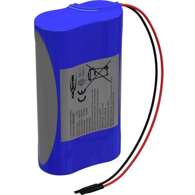 Afbeelding van Ansmann 2S1P Akkupack 2x 18650 Kabel Li ion 7.2V 2600mAh Accupack Aantal cellen: 2 7.2 V 2600 mAh