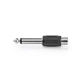Afbeelding van 6.35 mm jack (m) naar tulp (v) adapter Nedis (Mono)