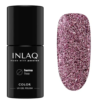 Afbeelding van INLAQ® Hema Free UV Gel Nagellak Glitter Shiny Signs Collectie of Gellak Lak in Taurus Kleuren 6ml