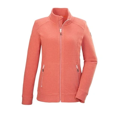 Afbeelding van killtec dames Fleecejack met opstaande kraag KOS 100 WMN FLC JCKT, hell sienna rot, 36, 42802 000