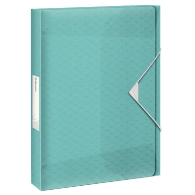 Afbeelding van Esselte Colour&#039;Breeze A4 Documentenbox voor 200 Vellen Dosiermap met een Rugbreedte van 25mm Blauw
