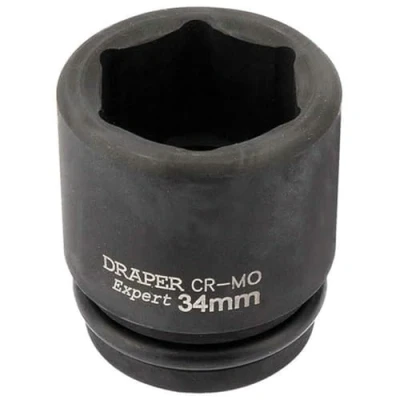 Afbeelding van Draper 93267 3/4&quot; Square Drive Expert Hi Torq 6 punts slagcontactdoos, 34 mm maat