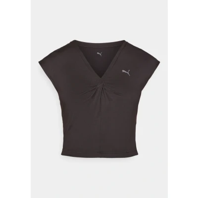 Afbeelding van Puma MOVE Twist Sport Tshirt, Dames, Maat: XS, Black