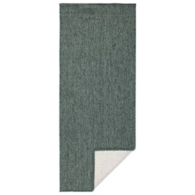 Afbeelding van Buiten Loper Miami 80x350cm Groen 123vloerkleed.nl is de online webshop voor vloerkleden en woonaccessoires.