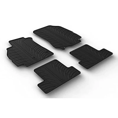 Afbeelding van Gledring Rubbermatten voor Renault Megane III HB 5 deurs 2008 2015 (T profiel 4 delig)