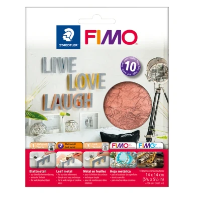 Afbeelding van Fimo Bladmetaal koper 10 vel 8781 26