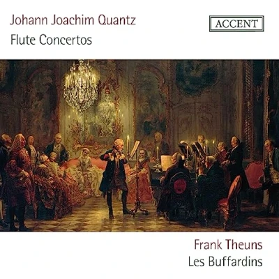 Afbeelding van Frank Theuns, Les Buffardins Quantz: Flute Concertos (CD)