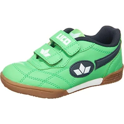 Afbeelding van LICO Bernie V Zaalsportschoen uniseks kind, Groen / marineblauw wit, 27 EU