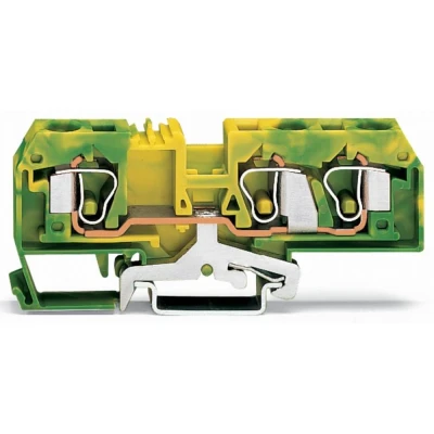 Afbeelding van WAGO 284 687 Aardingsklem 10 mm Spanveer Toewijzing: Terre Groen, Geel 25 stuk(s)