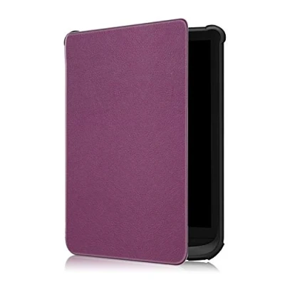 Afbeelding van Fmway PU lederen flip cover hoes case tas voor Pocketbook Touch Lux 5/Touch 4/Touch HD 3/Basic 4/Basic 2/Colour met Auto Sleep / Wake functie