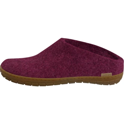 Afbeelding van Glerups Pantoffels, Maat: 50, Cranberry Wol