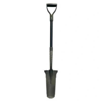 Afbeelding van De Wortelkiller, Tuinspade met zaagtanden Grijs Tuinschep vlijmscherpe messen Tuingereedschap, Tuinschop, Bats, Spade, Schep, Schop Root Killer, schep zaagrand voor wortels