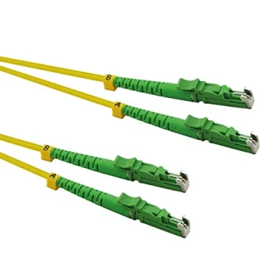 Afbeelding van ROLINE glasvezelkabel duplex 9/125µm OS2, LSH/LSH, APC gepolijst, LSOH, geel, 2