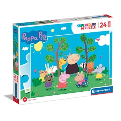Afbeelding van Clementoni Peppa Pig Legpuzzel Kinderpuzzel Puzzel met 24 Stukjes Vanaf 3 jaar