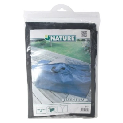 Afbeelding van Nature Hoes Voor Kussens Tuinmeubelen 57x128x37 cm Grijs