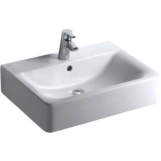 Afbeelding van Ideal Standard Connect Cube wastafel (60 x 46 cm) wit Plus 1