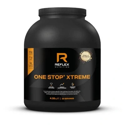 Afbeelding van One Stop Xtreme Reflex Nutrition 4.35 KG Vanille Weight Gainer Poeder, Mass Gainer, Gewichtstoename, Spiergroei, Spiermassa