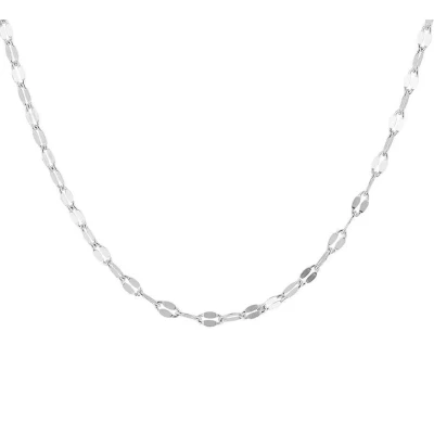 Afbeelding van YO&amp;NO Ketting Zilver Anker 2,2 mm 42 cm Sieraden vrouw Gerhodineerd 925