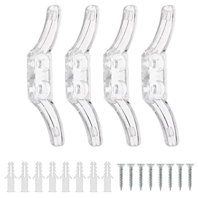 Afbeelding van Create idea 10Pcs Jaloezieën Koord Schoenplaten Transparante Plastic Touw Winders Met Schroeven Voor Gordijnen Zonneschermen Touwen