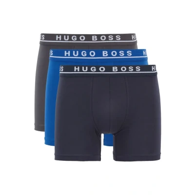 Afbeelding van BOSS Brief 3 PACK Onderbroeken, Heren, Maat: Large, Blue
