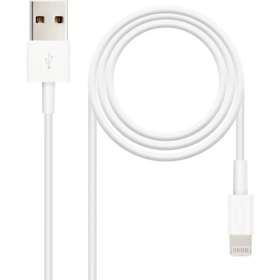 Afbeelding van Kabel Lightning NANOCABLE 10.10.0402 (1 m) Wit 2 m