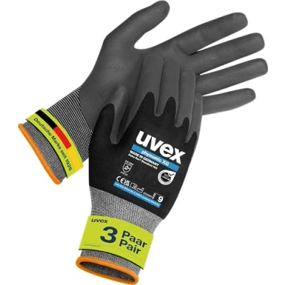 Afbeelding van Uvex 6007010 werkhandschoenen 10 (XL) zwart/grijs