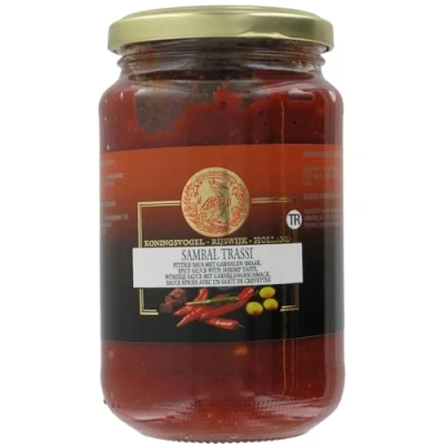 Afbeelding van Koningsvogel Sambal Trassi 375 g