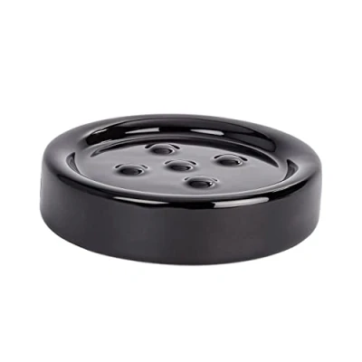 Afbeelding van Wenko Polaris Zeepbakje 2.5x11x11cm keramiek Zwart