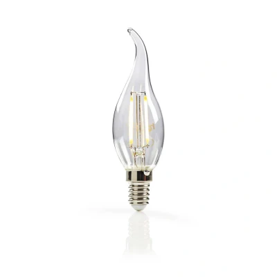 Afbeelding van LED lamp E14 Kaars met punt Nedis (2.5W, 250lm, 2700K)