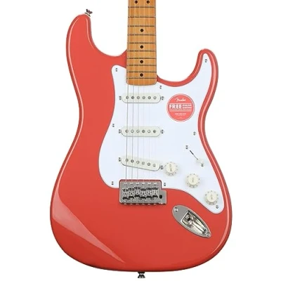 Afbeelding van Squier Classic Vibe &#039;50s Stratocaster MN Fiesta Red ST Style elektrische gitaar