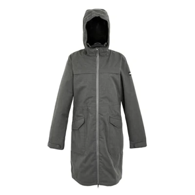 Afbeelding van Regatta Womens Romine II geïsoleerde waterdichte jas grijs Sky Marl/zwart 12