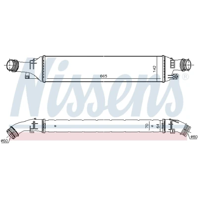 Afbeelding van Nissens Interkoeler 96298
