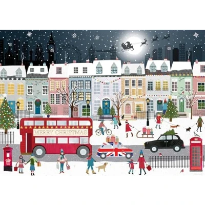 Afbeelding van Ravensburger Puzzel met 1000 stukjes kerstavond, 70 x 50 cm