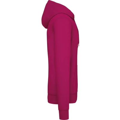 Afbeelding van Kariban Ecologische herensweater met capuchon K4027 Fuchsia